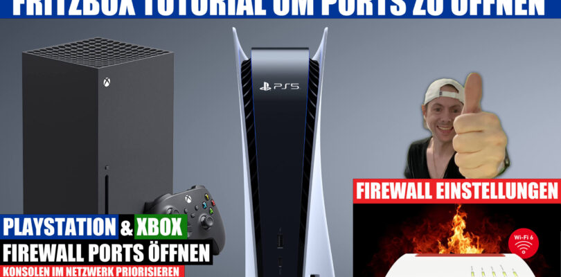 Playstation 5 & Xbox Series X Ports öffnen | Fritz!Box Firewall Setup