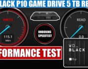 WD BLACK P10 5TB Game Drive Speed Test