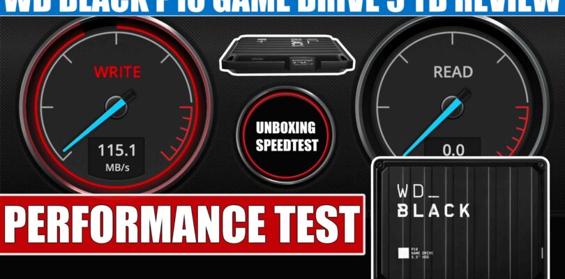 WD BLACK P10 5TB Game Drive Speed Test